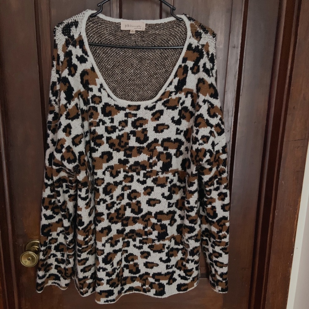 Soft Cheetah print Sweater